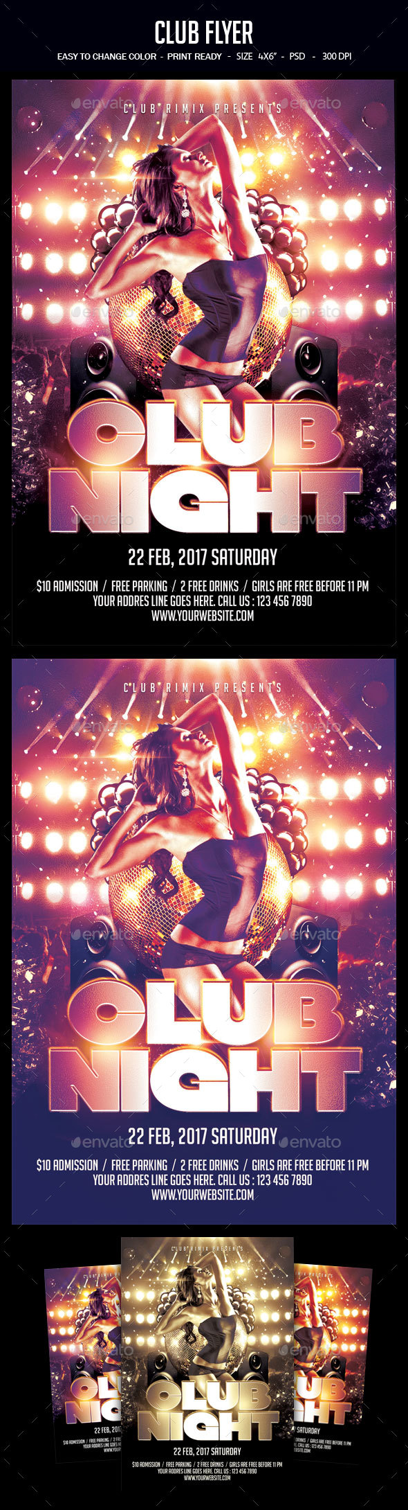 Club Flyer - Clubs & Parties Events