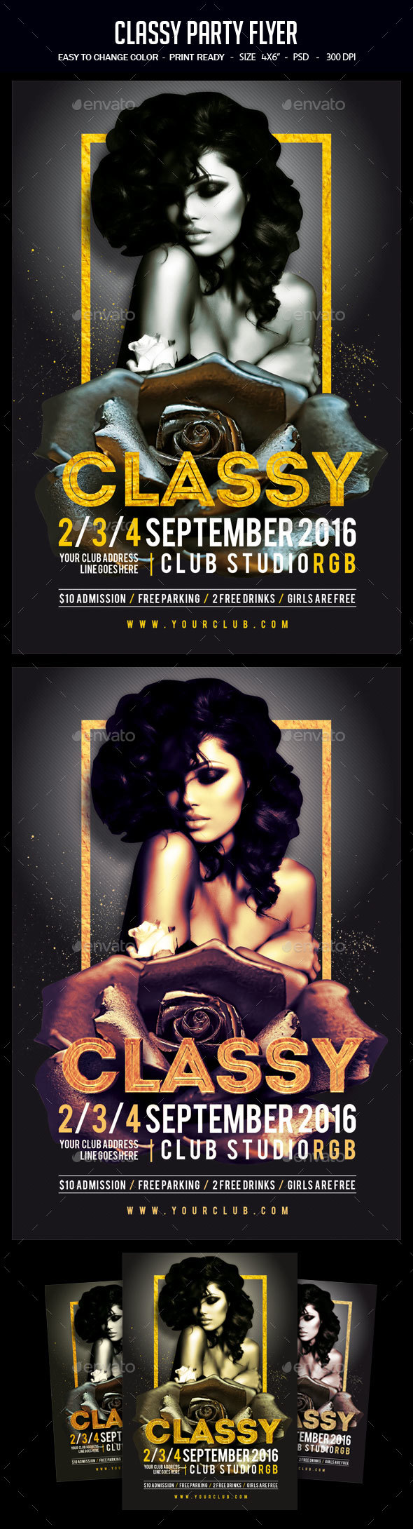 Classy Party Flyer - Clubs & Parties Events