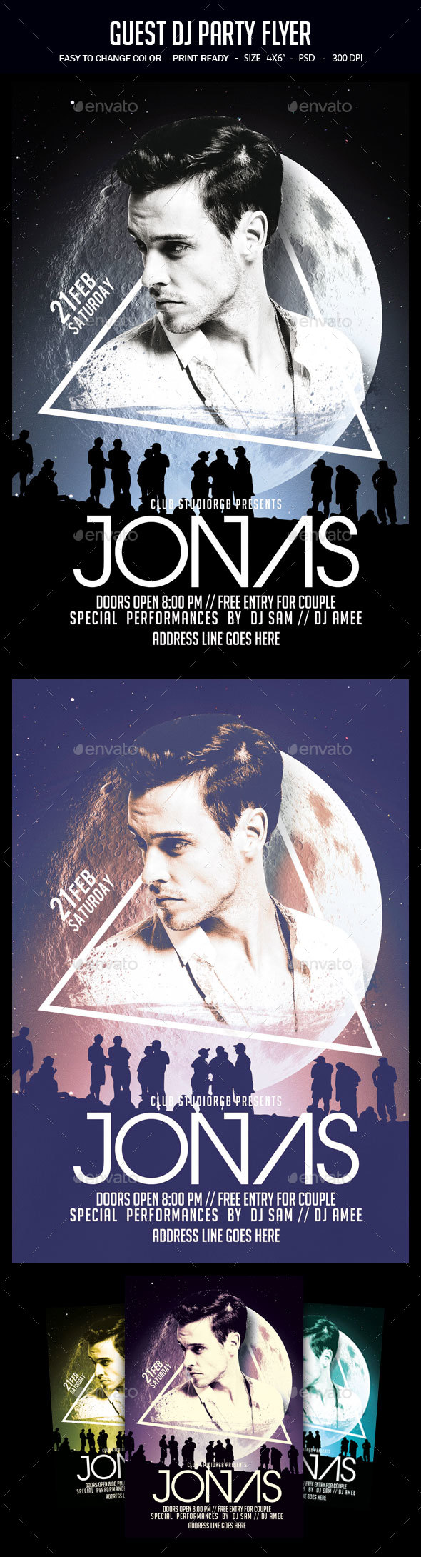 Guest Dj Party Flyer - Clubs & Parties Events
