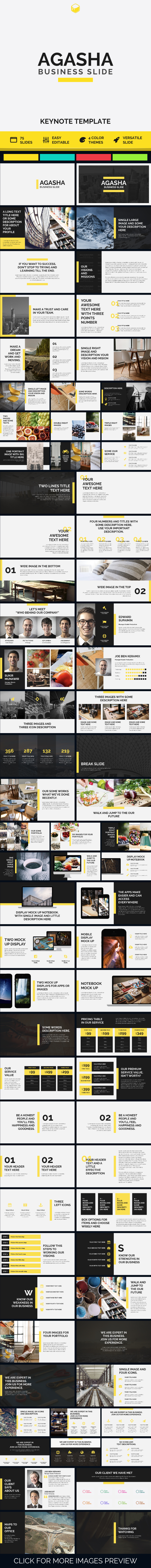 AGASHA - Business Keynote - Business Keynote Templates