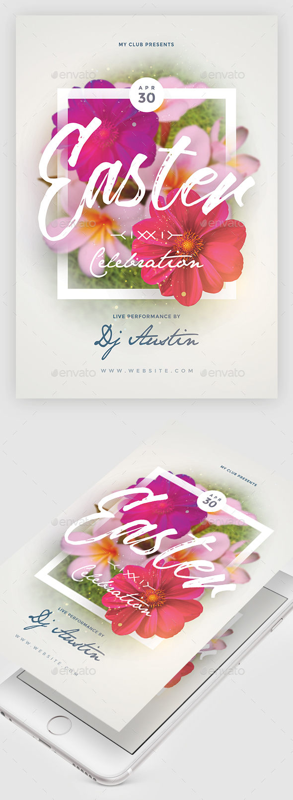 Easter Celebration Flyer - Holidays Events