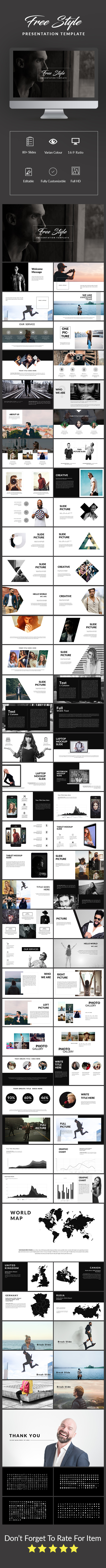 Free Style Presentation Template - PowerPoint Templates Presentation Templates
