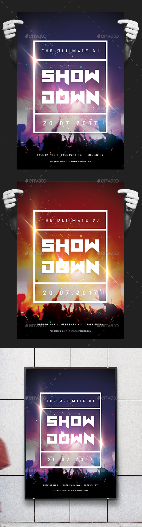 DJ Showdown Flyer / Poster - Concerts Events