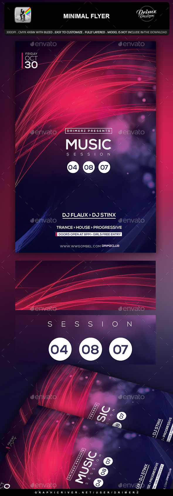 Minimal Flyer - Events Flyers