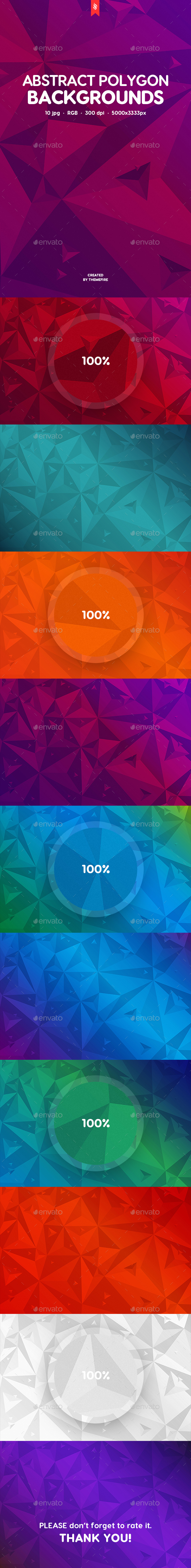 Abstract Polygonal Backgrounds