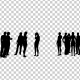 Group of People Silhouettes Group of People Silhouettes - VideoHive Item for Sale