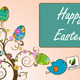 Animation Of The Tree With Easter Eggs Or Dots - VideoHive Item for Sale