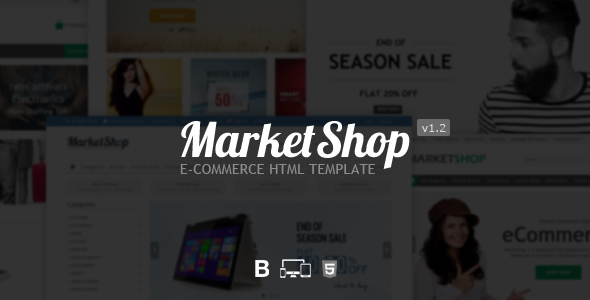 MarketShop - eCommerce HTML Template - Shopping Retail