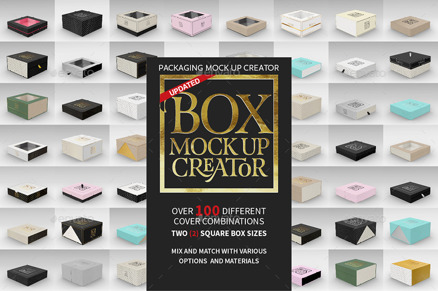 Download Box Packaging MockUp Creator by incybautista | GraphicRiver