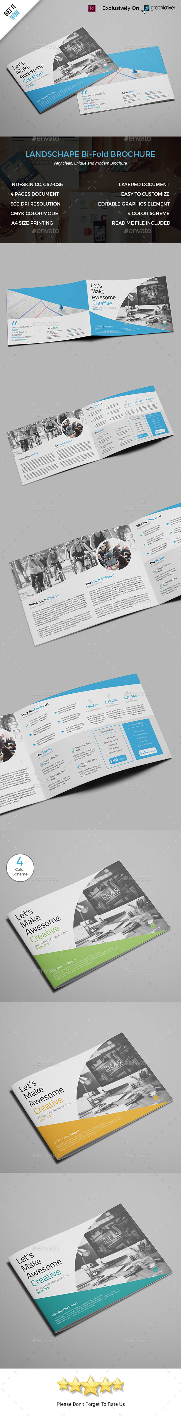 Bi-fold Brochure - Brochures Print Templates