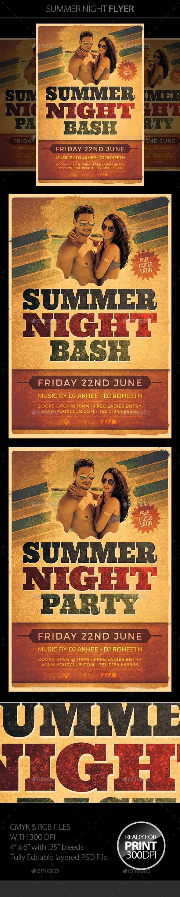 Summer Party - Events Flyers