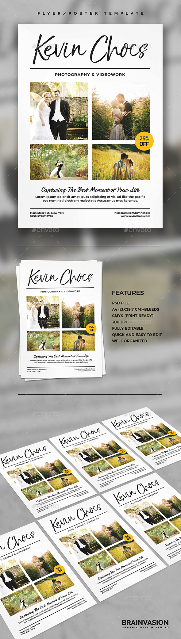 Photographer Flyer/Poster Template - Corporate Flyers
