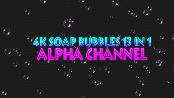 4K Soap Bubbles Pack 13 in 1