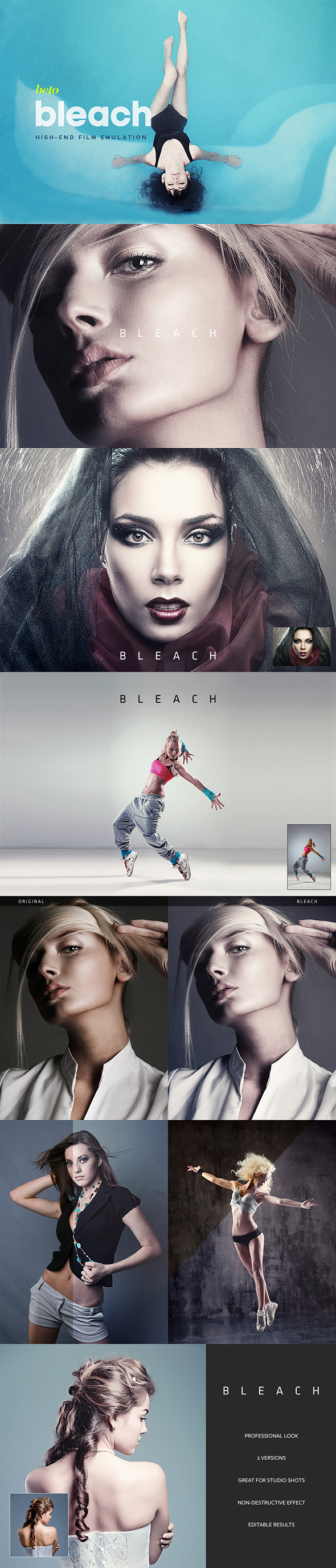 Bleach - Photo Effects Actions