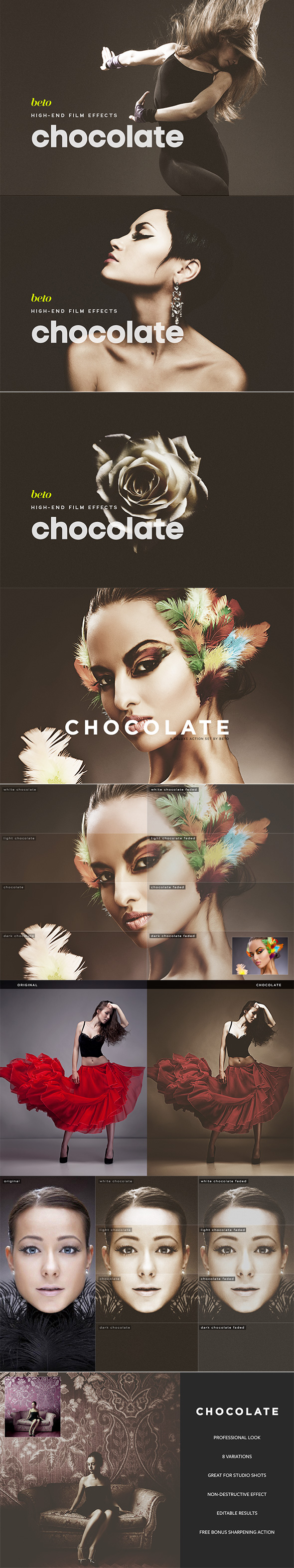 Chocolate Action - Photo Effects Actions
