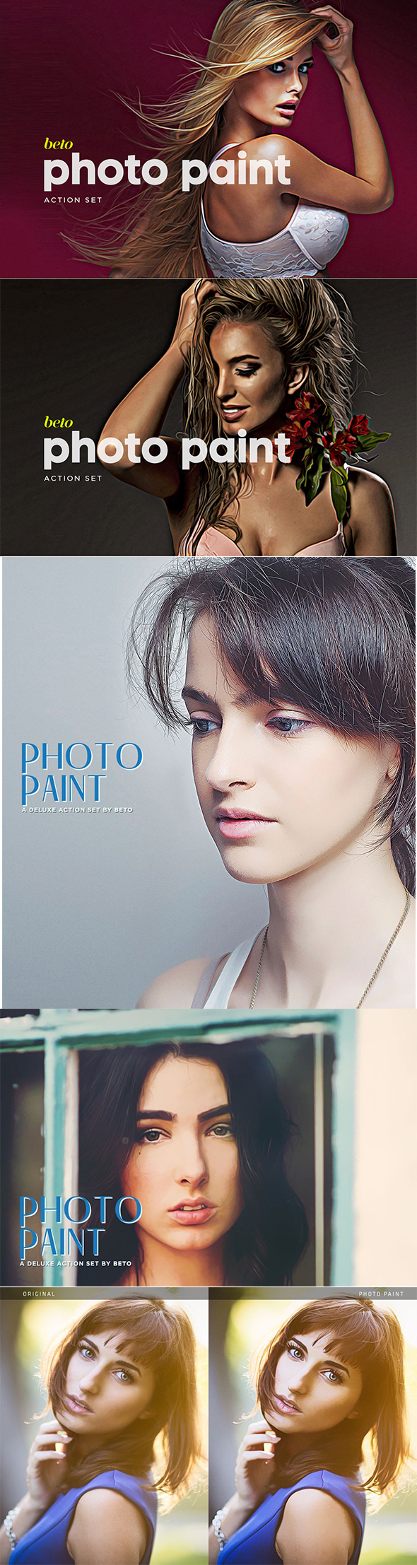 Photo Paint Action - Photo Effects Actions