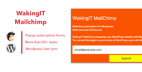 WakingIT Mailchimp Newsletter - CodeCanyon 19684978