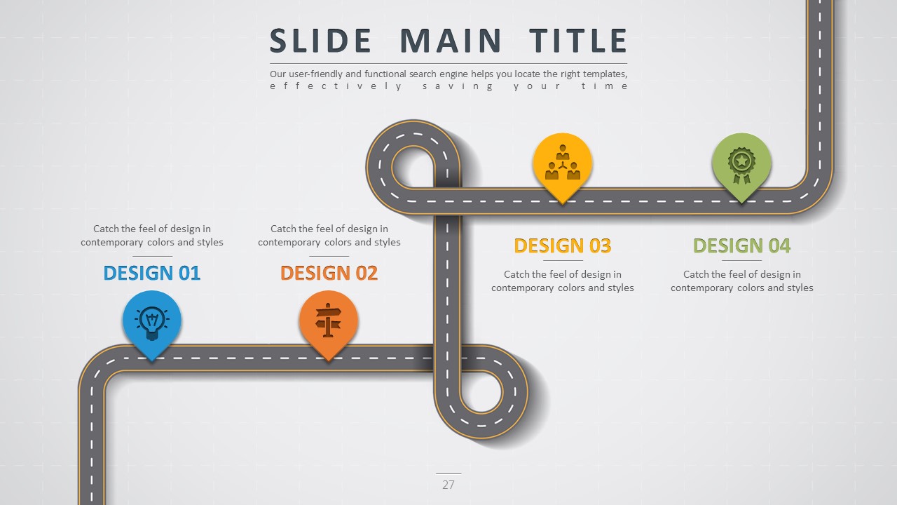 Powerpoint Road Template