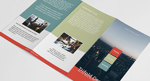 Creative trifold brochure