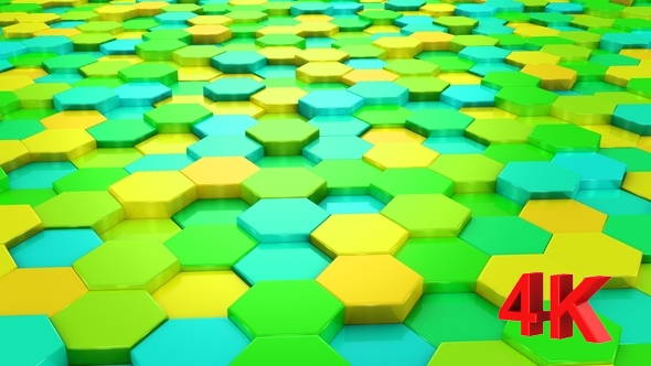 Animated Honeycombs Changes Color alt