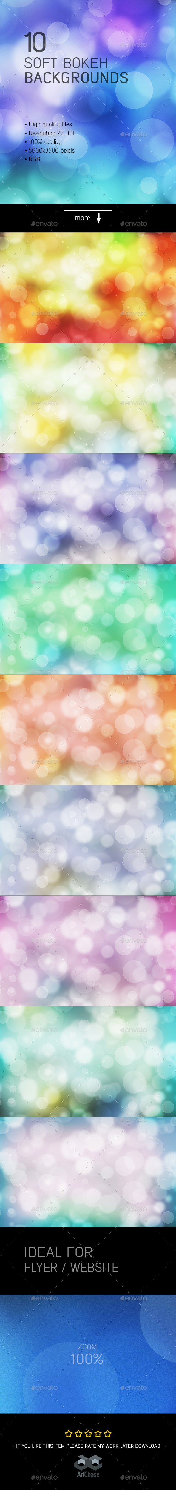 Soft Bokeh Backgrounds - Backgrounds Graphics