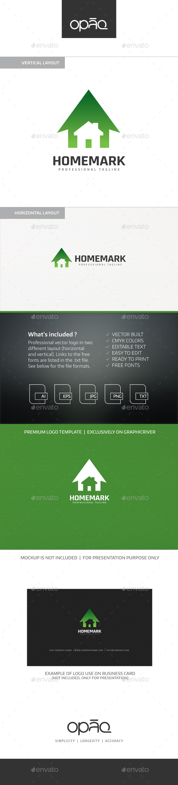 Home Market Arrow Logo - Symbols Logo Templates