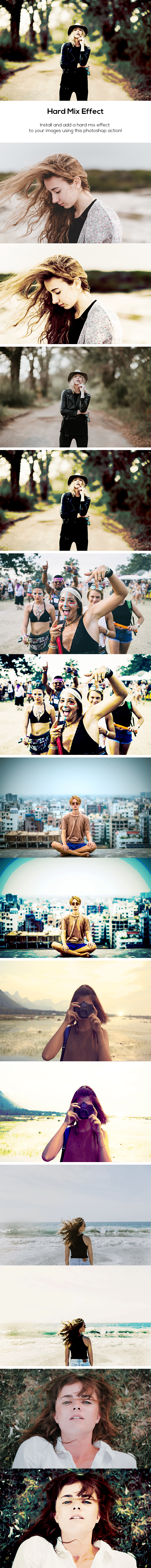 Hard Mix Effect - Photo Effects Actions