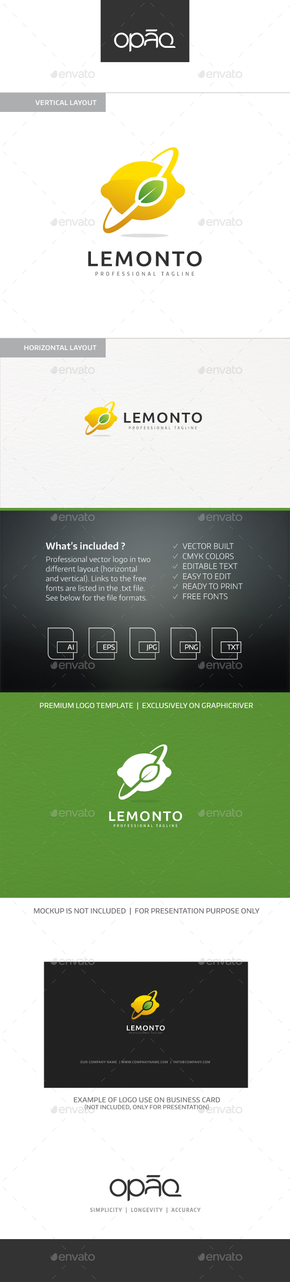 Lemon Lime Logo - Symbols Logo Templates