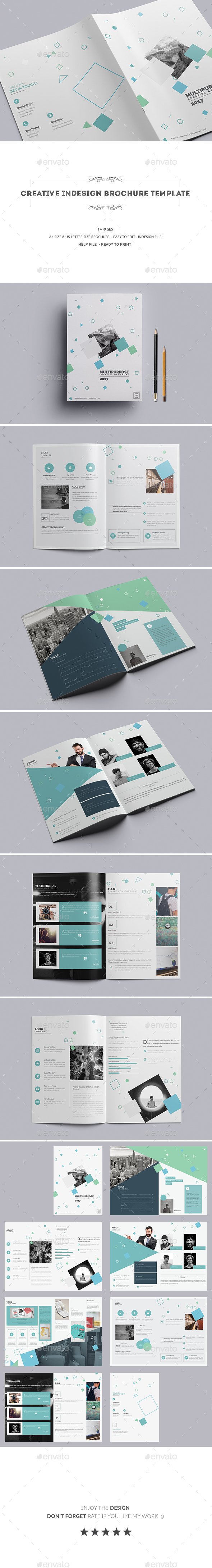 Creative Indesign Brochure Template - Corporate Brochures