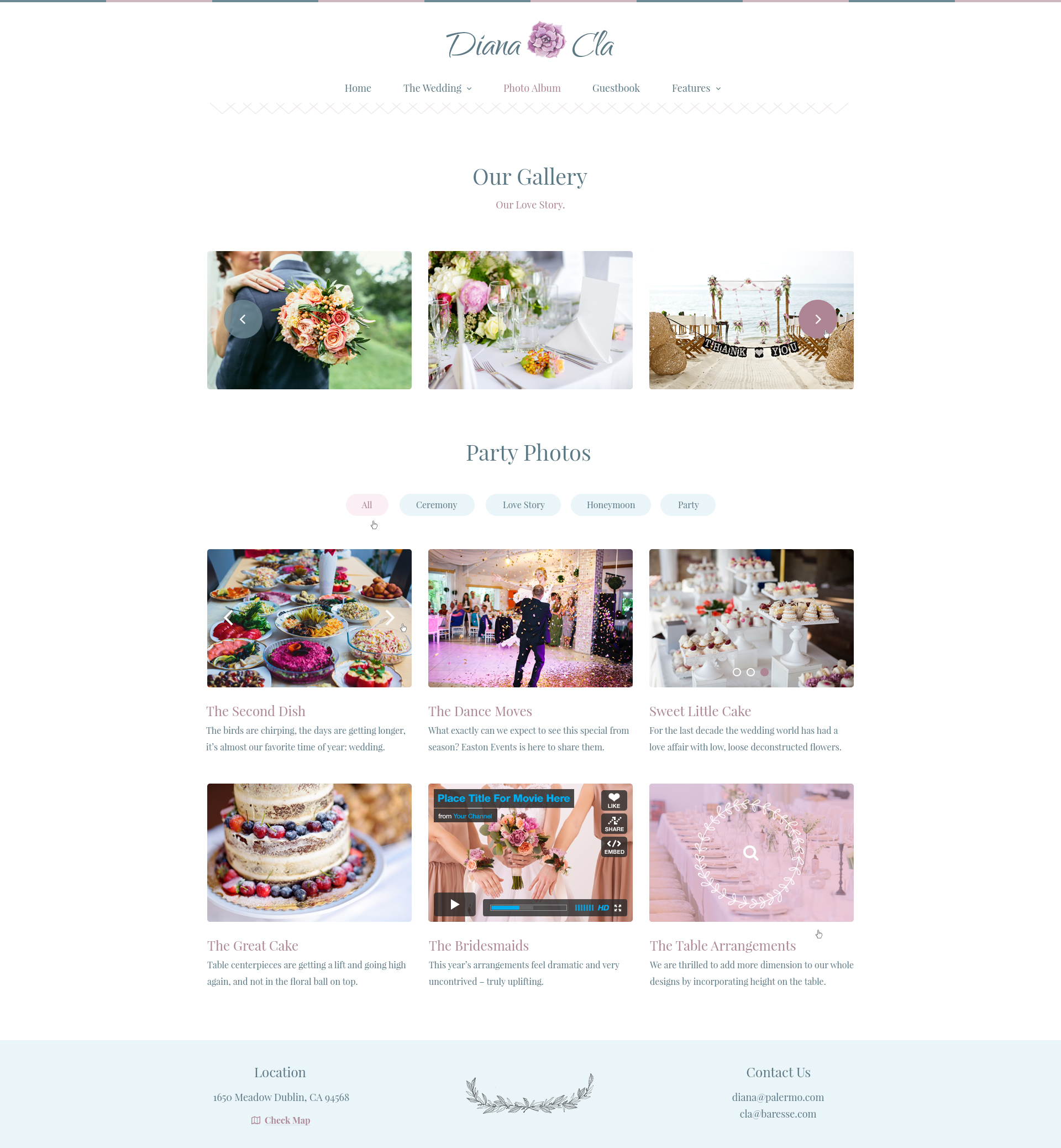 Special Day - Wedding & Ceremony PSD Template