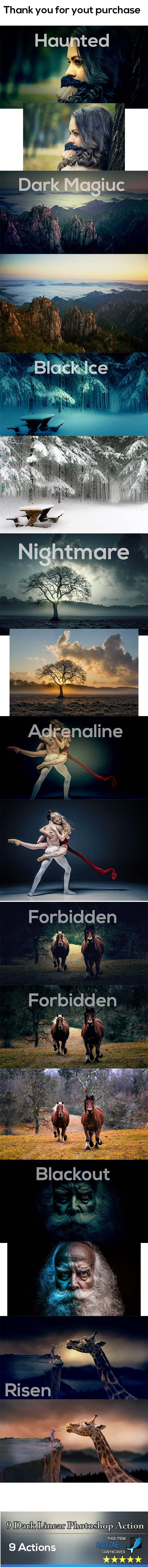 9 Variations Action Pack - Photo Effects Actions