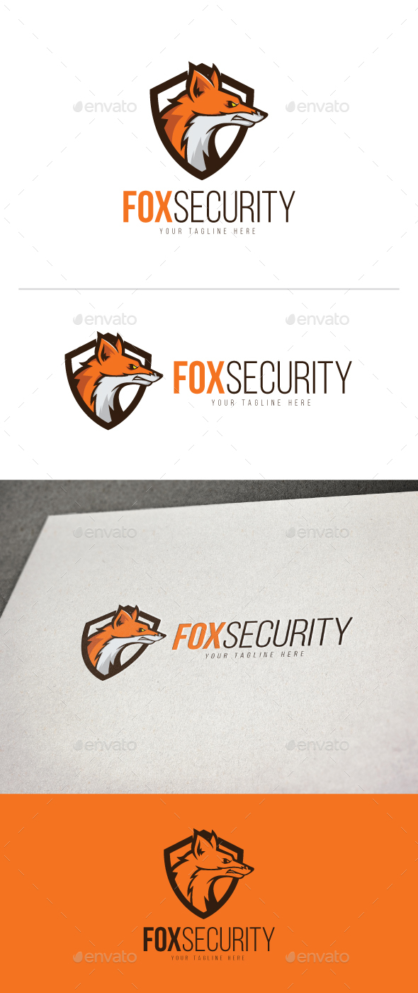Fox Security Logo - Animals Logo Templates