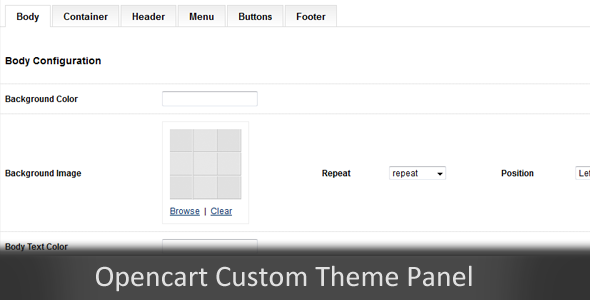 Custom Themes Panel - CodeCanyon 1926534