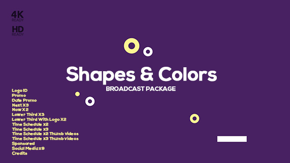 Shapes and Colors - VideoHive 19649419