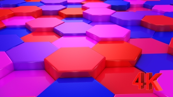 Animated Honeycombs Changes Color alt