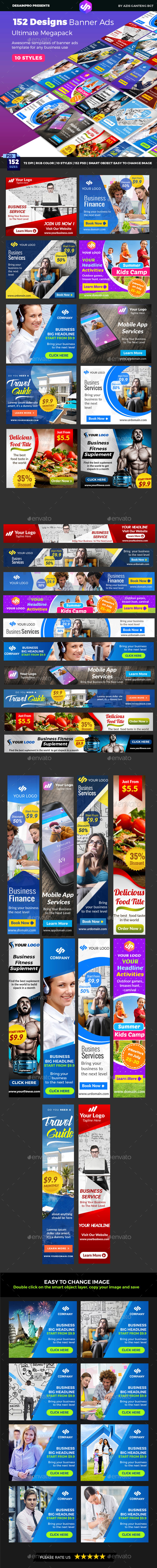Banner Ads Ultimate Bundle - Banners & Ads Web Elements