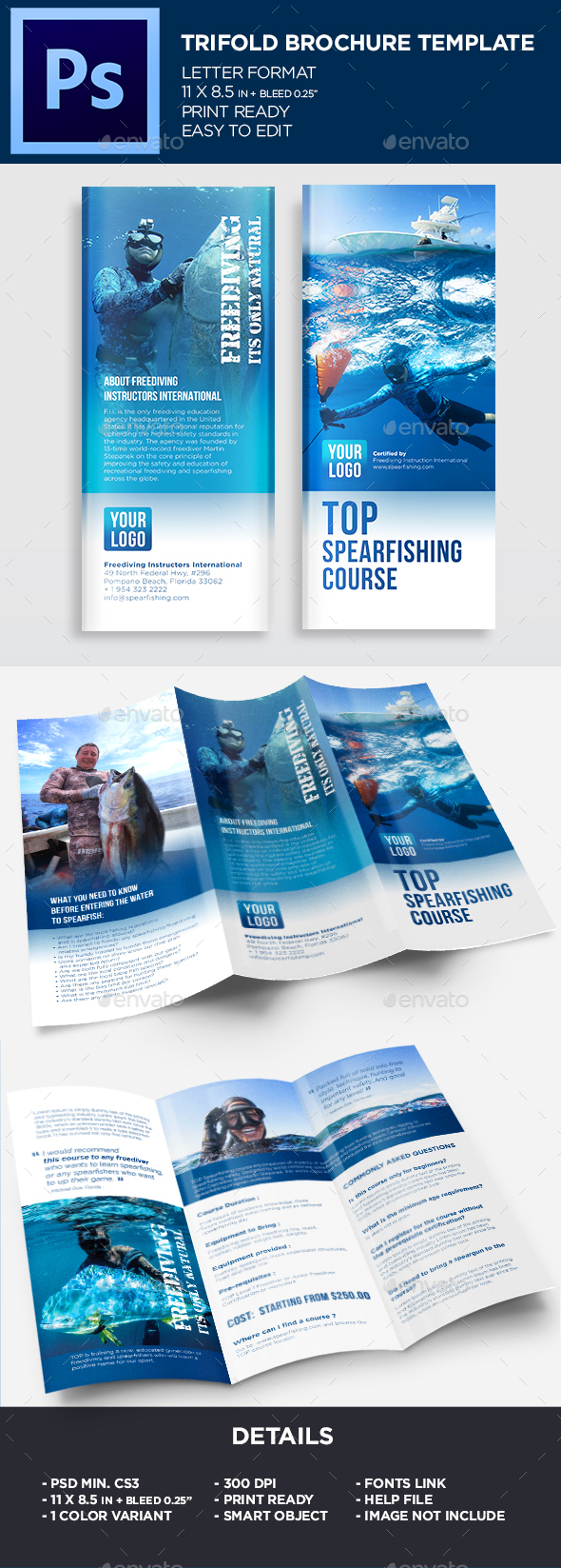 Trifold Brochure Template - Brochures Print Templates