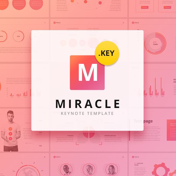 Miracle Modern Keynote Template - Keynote Templates Presentation Templates