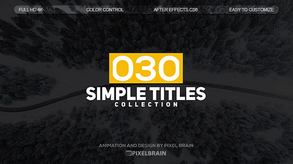 Simple Titles - VideoHive 19626743