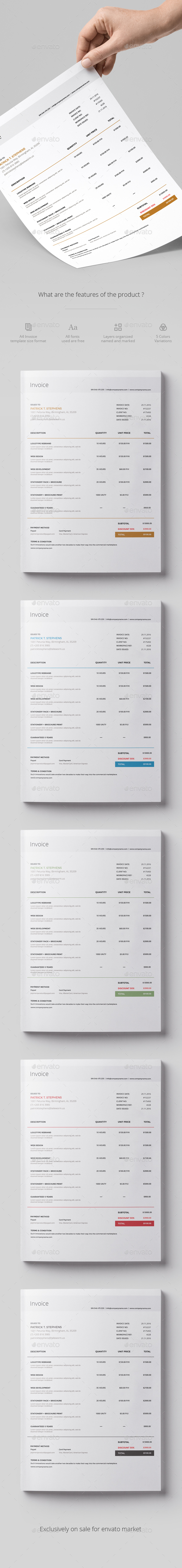 Invoice - Proposals & Invoices Stationery