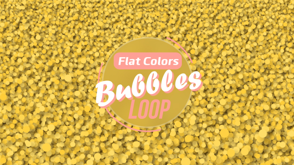 Flat Colors Bubbles Loop V4