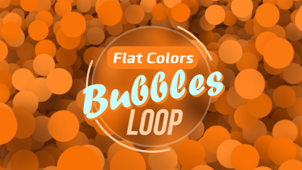 Orange Bubbles Loop