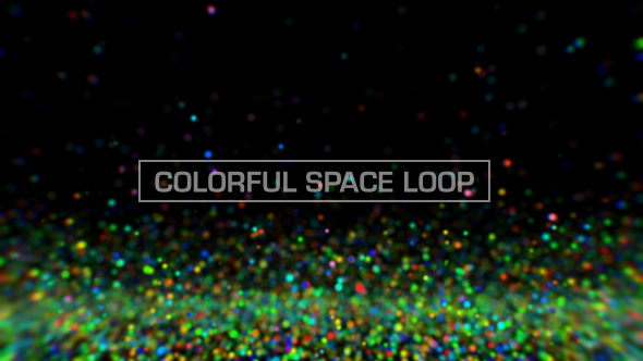 Colorful Particle Space Loop