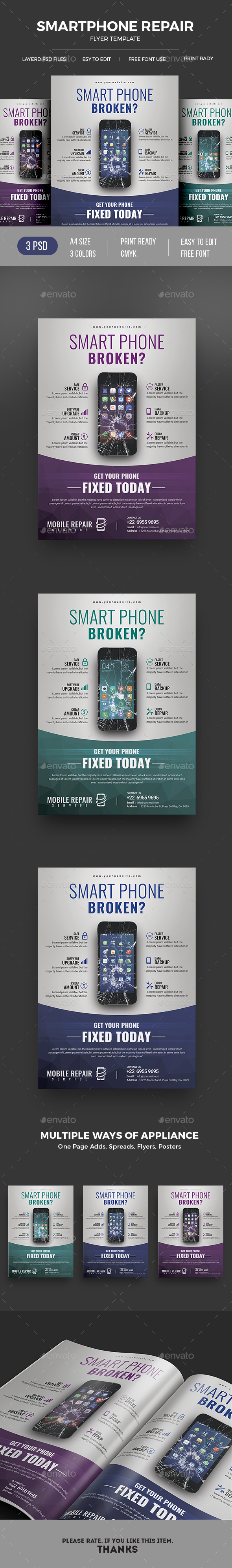 Smartphone Repair - Commerce Flyers