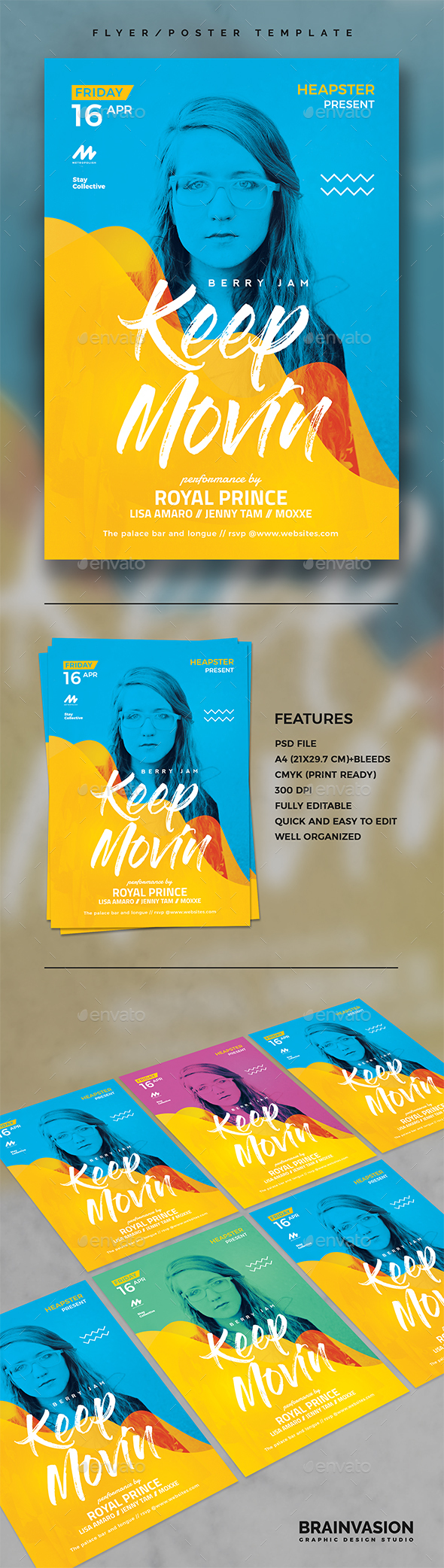 Modern Flyer Template Vol.03 - Concerts Events