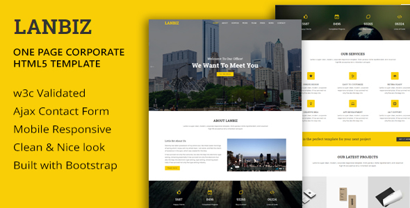 Lanbiz - One - ThemeForest 19696174