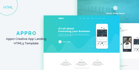 App Landing - Technology Site Templates