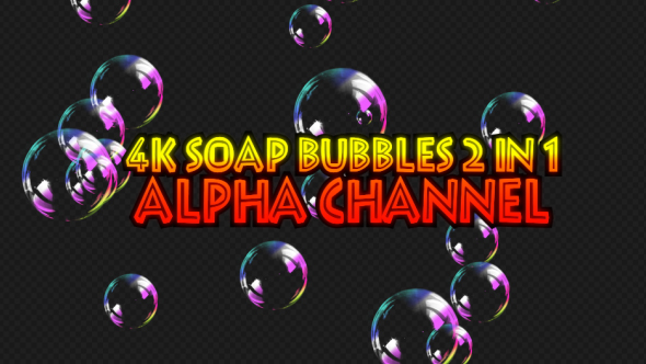 4K Soap Bubbles Pack V5 2 in 1