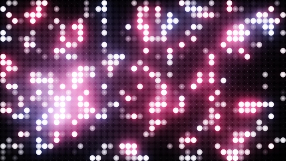 Red-blue Led Animated VJ Background alt