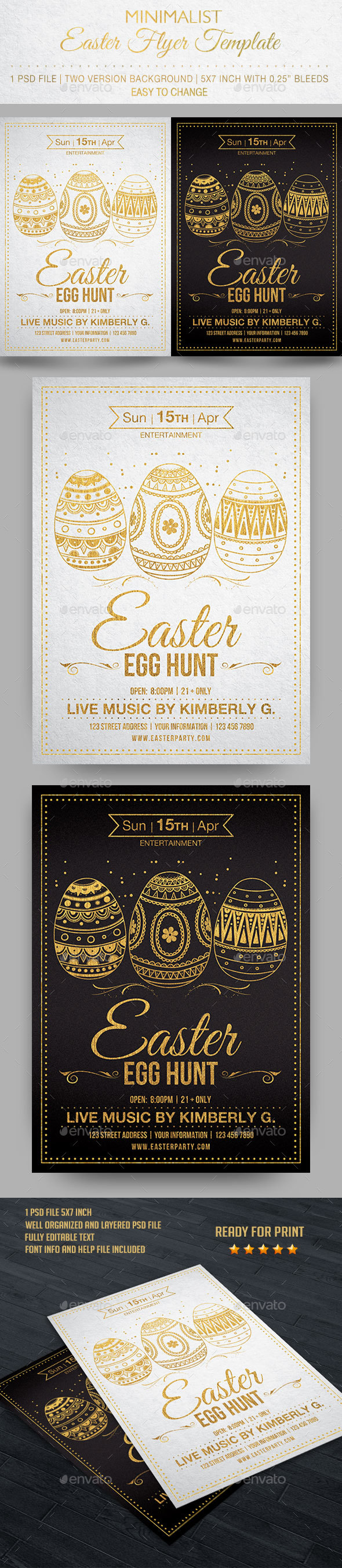 Easter Flyer Template - Holidays Events